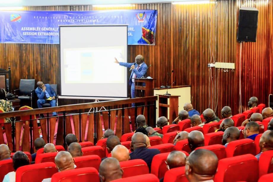 Juillet 2022 : Présentation de la Couverture Santé Universelle à l'Assemblée générale des hauts magistrats